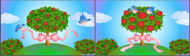 Heart Tree E-Card © Mattel